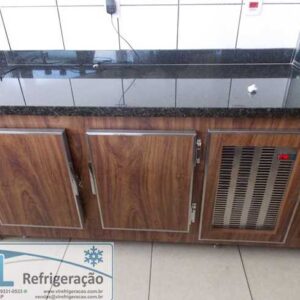 Balcão gourmet refrigerado