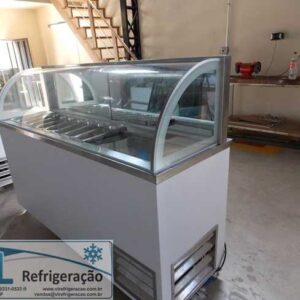 balcao condimentos para açai