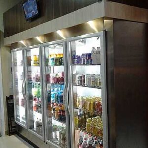 Geladeira auto serviço de 4 portas