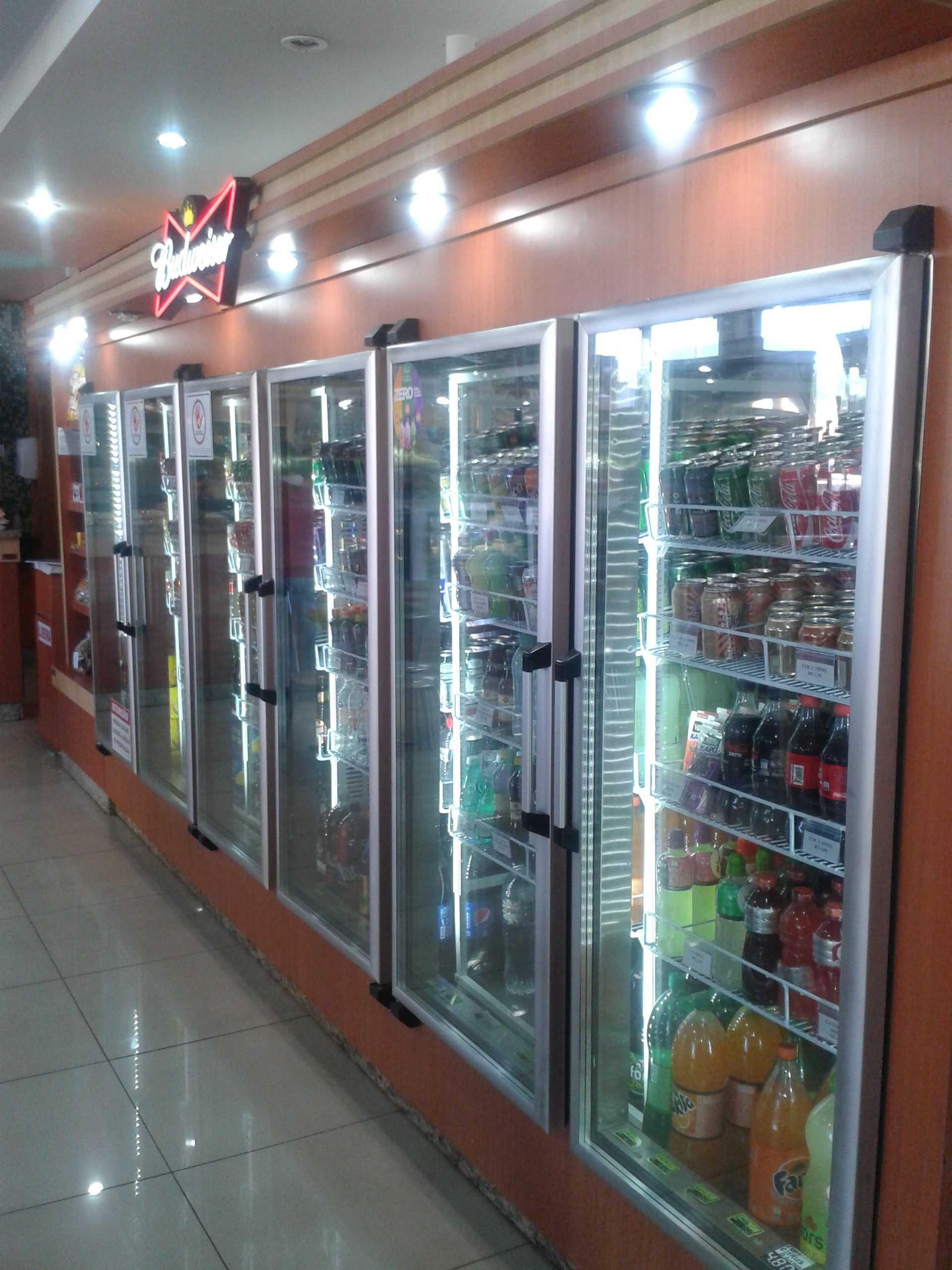 Geladeira auto serviço com led