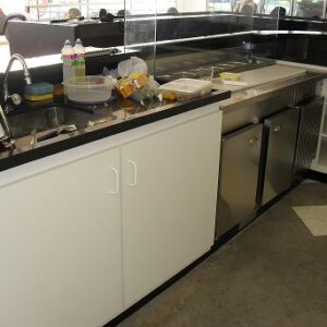 Balcao refrigerado  tampo de inox