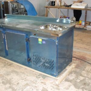 Balcão refrigerado com cuba