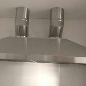 Coifa de aço inox sob medida
